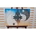 CANVAS PRINT YIN AND YANG YOGA - PICTURES FENG SHUI - PICTURES