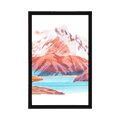 AFFICHE BEAU PAYSAGE DE MONTAGNE - NATURE - AFFICHES