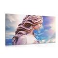 CANVAS PRINT ANGEL BETWEEN THE SUN RAYS - PICTURES OF ANGELS - PICTURES