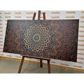 WANDBILD VINTAGE-MANDALA IM INDISCHEN STIL - BILDER MIT FENG SHUI-MOTIVEN - BILDER