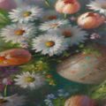 OBRAZ KYTICA TULIPÁNOV A MARGARÉT - OBRAZY KVETOV - OBRAZY
