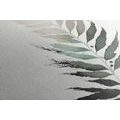 CANVAS PRINT MINIMALIST FERN LEAF - PICTURES OF TREES AND LEAVES - PICTURES