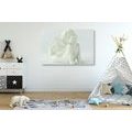 CANVAS PRINT CUTE STATUE OF AN ANGEL - PICTURES OF ANGELS - PICTURES