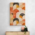 WANDBILD MODERNE MUSTER PEACH FUZZ - WANDBILDER ABSTRAKTE FORMEN - BILDER