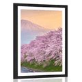 AFFICHE AVEC MONTURE BEAU JAPON - NATURE - AFFICHES