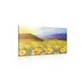 CANVAS PRINT FIELD FULL OF DAISIES - PICTURES OF NATURE AND LANDSCAPE - PICTURES