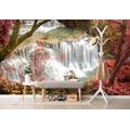 FOTOMURALE – CASCATA NELLA FORESTA - CARTA DA PARATI - 🔥 SVENDITA TOTALE
