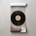 SAMOLEPILNA FOTOTAPETA VINILNA PLOŠČA S PRIBOROM - GLASBENE FOTOTAPETE - TAPETE