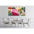 CANVAS PRINT COLORFUL WORLD OF FLOWERS - PICTURES FLOWERS - PICTURES