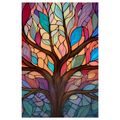 OBRAZ STROM ŽIVOTA V DUHOVÝCH BARVÁCH - OBRAZY STROMY ŽIVOTA - OBRAZY