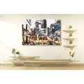 CANVAS PRINT ABSTRACT CITYSCAPE - PICTURES OF CITIES - PICTURES