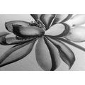 CANVAS PRINT WATERCOLOR LOTUS FLOWER IN BLACK AND WHITE - BLACK AND WHITE PICTURES{% if product.category.pathNames[0] != product.category.name %} - PICTURES{% endif %}