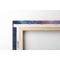 CANVAS PRINT BLUE PLANET EARTH - PICTURES OF SPACE AND STARS - PICTURES