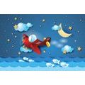 CANVAS PRINT AIRPLANE FLIGHT - CHILDRENS PICTURES - PICTURES