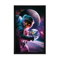 POSTER ASTRONAUT AUF EINER WELTRAUMMISSION - ASTRONAUTEN - POSTER