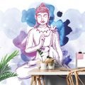 TAPETE ILLUSTRATION VON BUDDHA - TAPETEN MIT FENG SHUI-MOTIVEN{% if product.category.pathNames[0] != product.category.name %} - TAPETEN{% endif %}