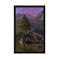 FRAMED POSTER VIEW OF THE MOUNTAIN LANDSCAPE - NATURE - POSTERS