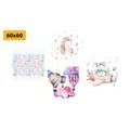 CANVAS PRINT SET FOR CHILDREN IN PASTEL COLORS - SET OF PICTURES - PICTURES