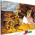 PICTURE PAINTING BY NUMBERS YOUNG TIGER WITH MOTHER - PAINTING BY NUMBERS{% if kategorie.adresa_nazvy[0] != zbozi.kategorie.nazev %} - PAINTING BY NUMBERS{% endif %}