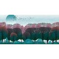 CANVAS PRINT JUNGLE IN A MODERN DESIGN - PICTURES OF NATURE AND LANDSCAPE - PICTURES