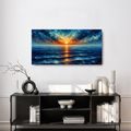 OBRAZ SLUNEČNÍ PAPRSKY NA MOŘI - OBRAZY VÝCHOD A ZÁPAD SLUNCE - OBRAZY
