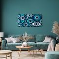 TABLEAU SUR TOILE – CERCLES HYPNOTIQUES ET YEUX - TABLEAUX PAR THÈME - TABLEAUX