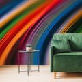 WALLPAPER DETAIL OF COLORED MATERIAL - ABSTRACT WALLPAPERS - WALLPAPERS