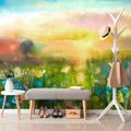 SELF ADHESIVE WALLPAPER OIL PAINTING OF MEADOW FLOWERS - SELF-ADHESIVE WALLPAPERS - WALLPAPERS