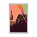 POSTER DIGITAL ILLUSTRATION OF THE CITY OF COLOGNE - POP ART - POSTERS