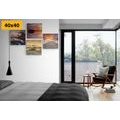 CANVAS PRINT SET PARADISE ON EARTH - SET OF PICTURES - PICTURES