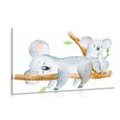 CANVAS PRINT CUTE KOALAS - CHILDRENS PICTURES - PICTURES