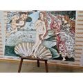 WANDBILD REPRODUKTION VON SANDRO BOTTICELLI - DIE GEBURT DER VENUS - BILDER VON MENSCHEN - BILDER