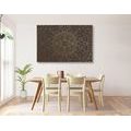 CANVAS PRINT ORIENTAL GOLD ORNAMENT - PICTURES FENG SHUI - PICTURES