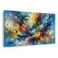 OBRAZ BAREVNÁ EXPLOZIVNÍ ABSTRAKCE - ABSTRAKTNÍ OBRAZY - OBRAZY