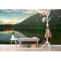 WALL MURAL LAKE NEAR THE MOUNTAINS - WALLPAPERS NATURE - WALLPAPERS