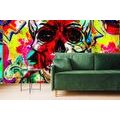 WALLPAPER SKULL IN A GRAFFITI DESIGN - WALLPAPERS STREET ART - WALLPAPERS