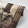 FOTOTAPETA RETRO BICYKEL - VINTAGE A RETRO TAPETY - TAPETY