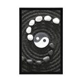 AFFICHE HARMONIEUSE YIN ET YANG - NOIR ET BLANC - AFFICHES