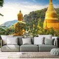 TAPET VEDERE LA BUDDHA DE AUR - TAPET FENG SHUI - TAPETURI