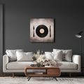 WANDBILD MUSIKTELLER MIT BESTECK - MUSIKBILDER - BILDER