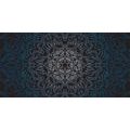 QUADRO MANDALA DECORATIVO SU SFONDO NERO - QUADRI FENG SHUI - QUADRI