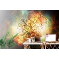 SELF ADHESIVE WALLPAPER TREE OF LIFE WITH A SPACE ABSTRACTION - SELF-ADHESIVE WALLPAPERS - WALLPAPERS