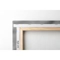 TABLEAU SUR TOILE – CŒUR SUR BOIS ANCIEN EN NOIR ET BLANC - TABLEAUX EN NOIR ET BLANC - TABLEAUX