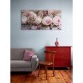 CANVAS PRINT FESTIVE FLORAL COMPOSITION OF ROSES - PICTURES FLOWERS - PICTURES