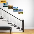 CANVAS PRINT SET VIEW OF BEAUTIFUL NATURE - SET OF PICTURES - PICTURES