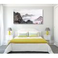 CANVAS PRINT CHINESE LANDSCAPE IN THE FOG - PICTURES OF NATURE AND LANDSCAPE - PICTURES