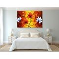 CANVAS PRINT FLOWERS IN ETHNIC STYLE - PICTURES - 🔥 TOTAL SALE 🔥
