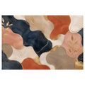 WANDBILD ELEGANTE ABSTRAKTION MIT GOLD - WANDBILDER ABSTRAKTE FORMEN - BILDER
