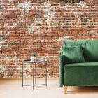 Wallpapers with imitation of brick, stone and concrete