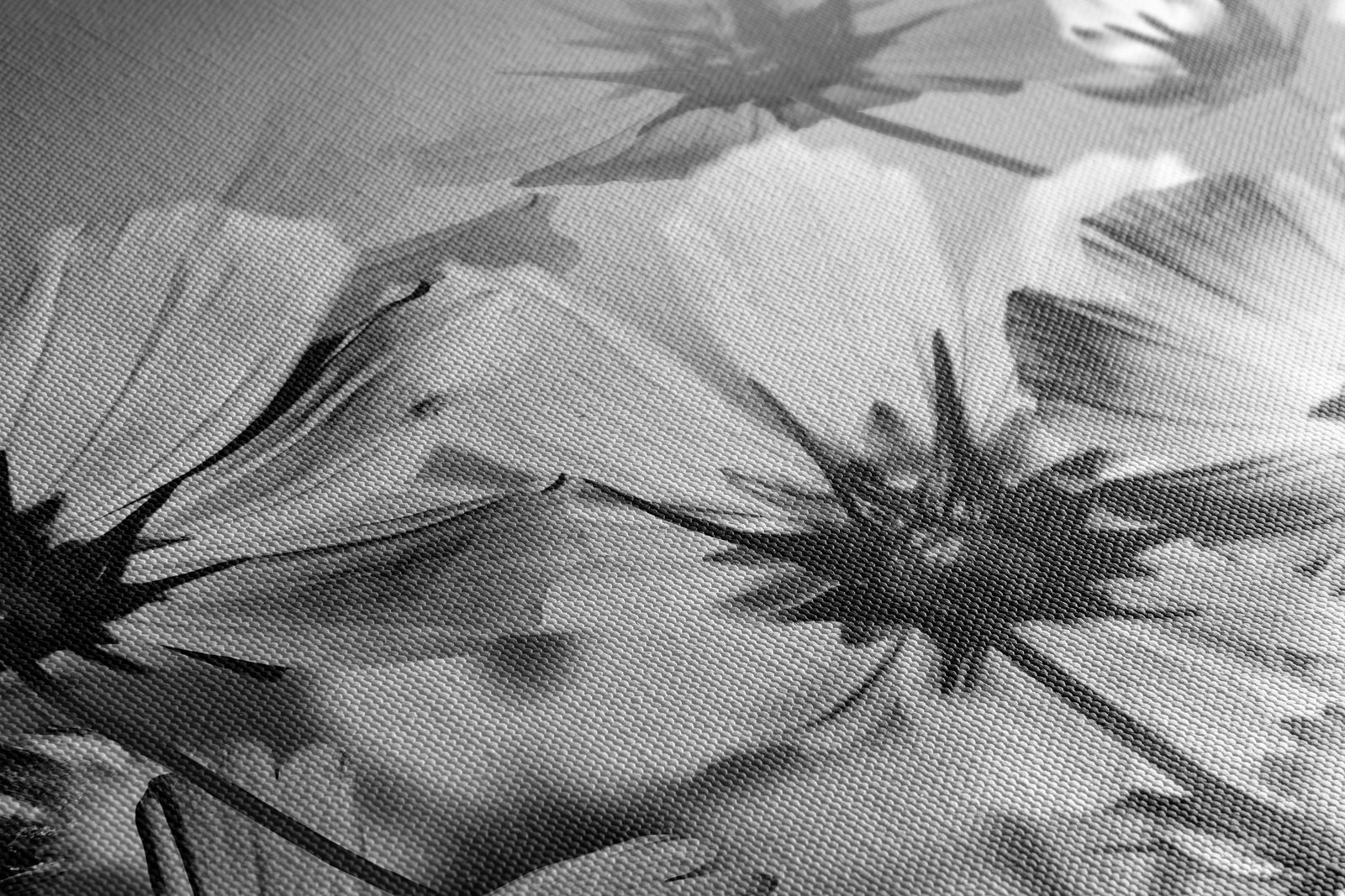 Visario Quadro Su Tela Fiore 5533-SCT | Stampa D'Arte Floreale Pronta Da Appendere | 160 X 80 Cm
